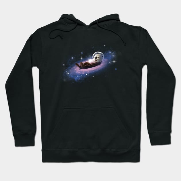 Otter Space Hoodie by Vincent Trinidad Art